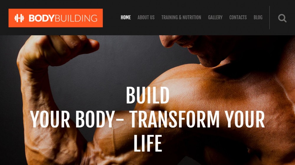 BodyBuilding – Fitness Responsive WordPress Theme