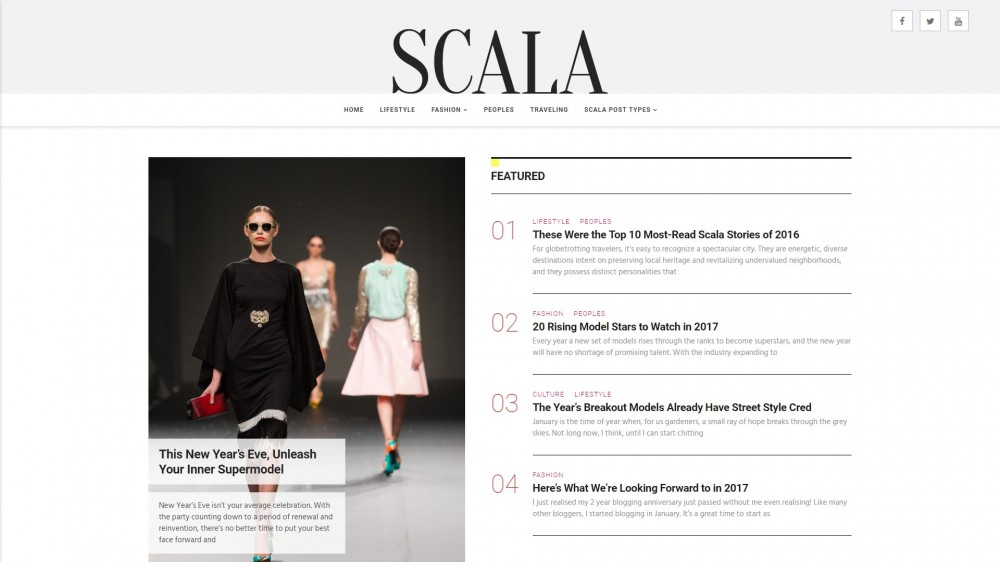 Scala - Vogue Style Fashion Theme
