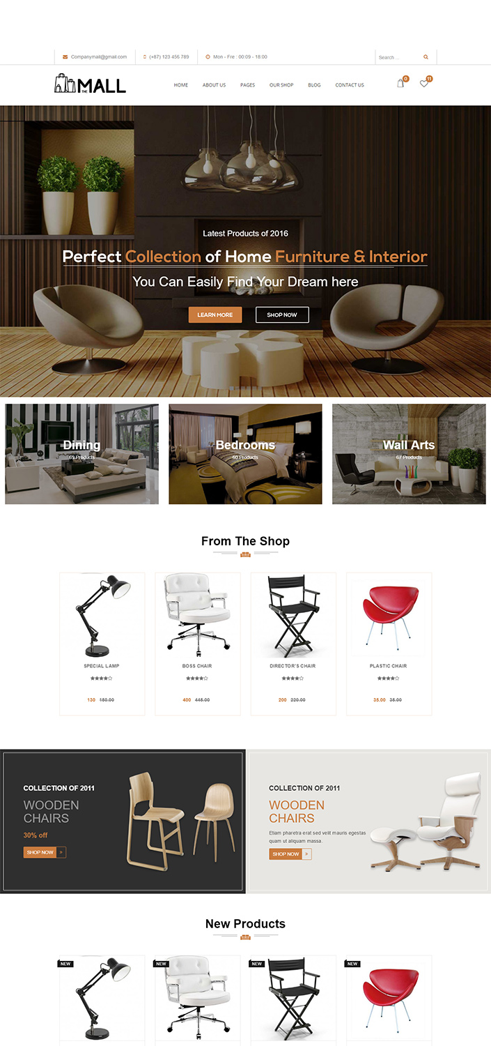 Modern Interior & Furniture Woocommerce WordPress Themes Modern Interior & Furniture Woocommerce WordPress Themes