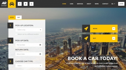 25+ Brilliant WordPress Themes for Taxi and Car Rental Services 2019