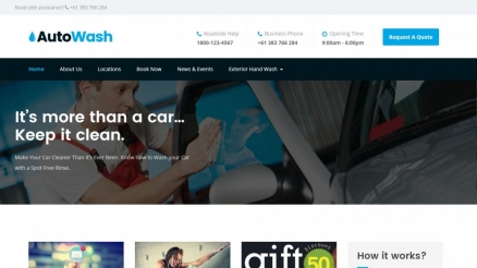 Professional Car Wash WordPress themes