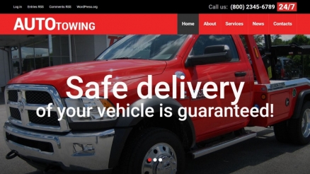 Auto Towing and Tow Truck Service WordPress themes