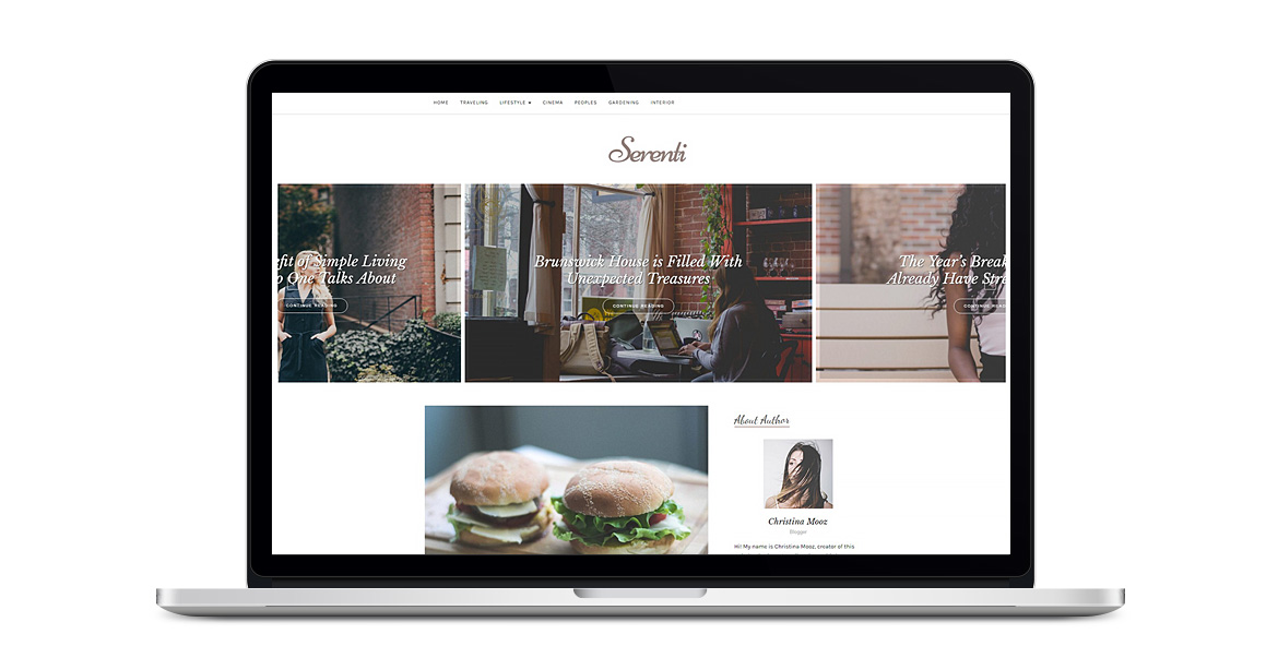 Free Blog WordPress theme