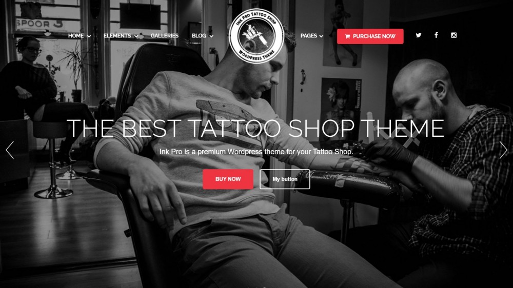 Ancora Tattoo Salon And Ink Shop - Ancora Tattoo WordPress Theme, HD Png  Download , Transparent Png Image | PNG.ToolXoX.com
