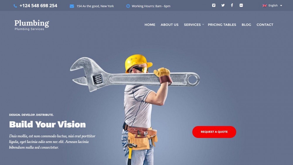 30+ WordPress Themes for Handyman or Plumber Services