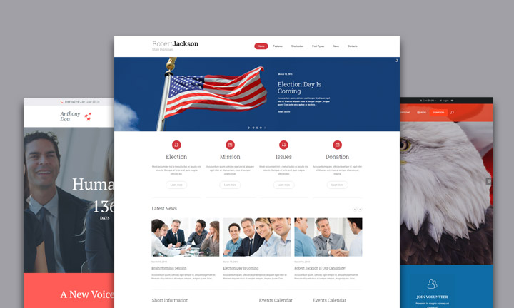 Best Political WordPress Themes for Candidates, Elections and Political Parties
