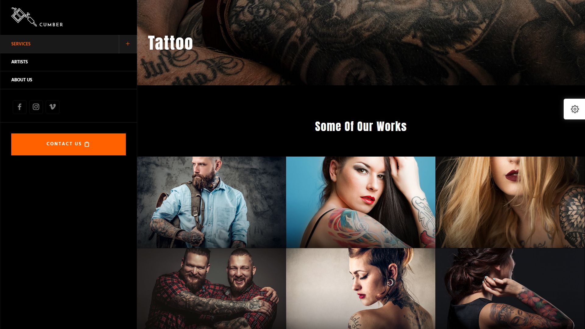 Tattoo WordPress Theme for Tattoo Shop Business