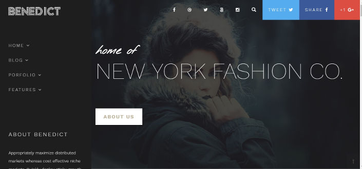 15+ Trendy and Stylish WordPress themes for a Fashion Blogs with Dark Backgrounds